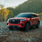 The 2026 Ford Explorer in a forest